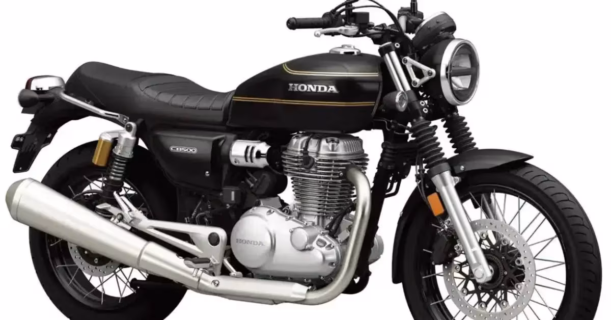 Классический родстер Honda CB500 с одноцилиндровым двигателем объёмом 501 куб. см